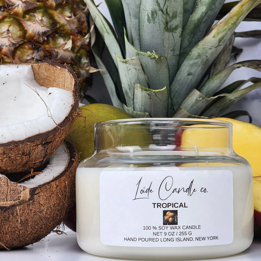 Tropical 100% Soy Wax Candle