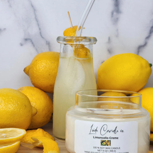 Limoncello Creme 100% Soy Wax Candle