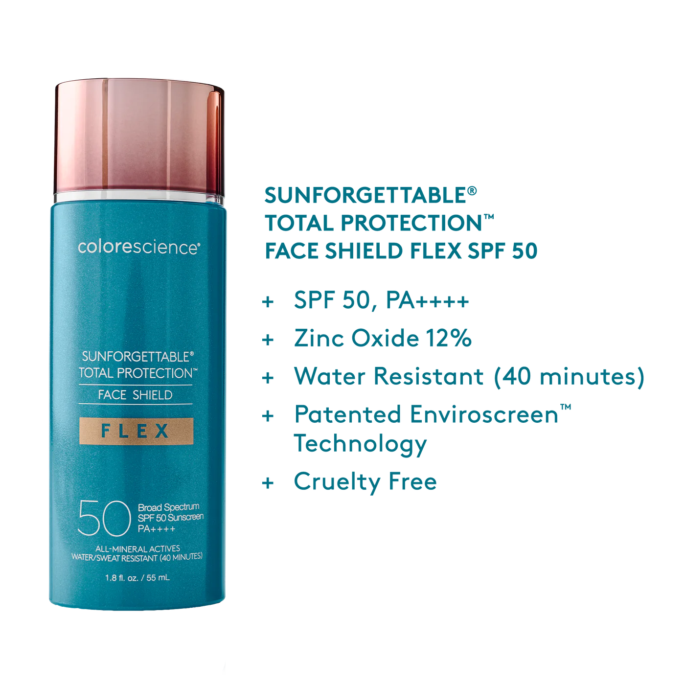 Sunforgettable® Total Protection® Face Shield Flex SPF 50 - MEDIUM